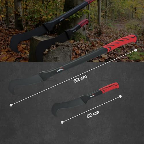 siwitec Machete, Feder-Karbonstahl-Klinge, Kunststoffgriff, Garten Werkzeug Machete, Machete für Garten und Wald – Bild 4