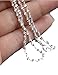 Silver jewelry chain 2MM double wave European style pendant with chain necklace clavicle short paragraph (18inches)