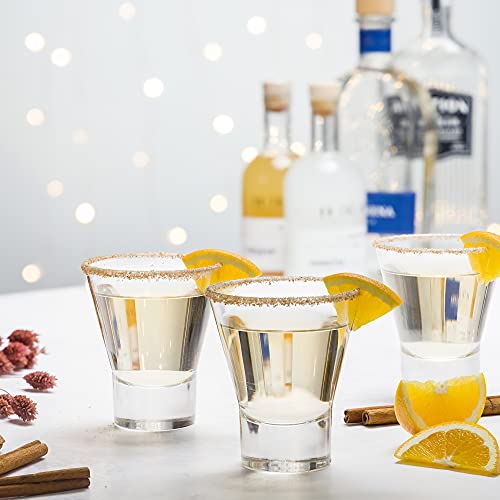 image for Bormioli Rocco 6-Pack YPSILON Cocktail Glasses set - 8.5 Ounce, Bar Gl