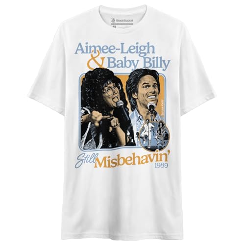 Black Rabbit Still Misbehavin Tour 1989 Retro Baby Billy Shirt Unisex Classic T-Shirt (Soft Premium Tee - White X-Large)