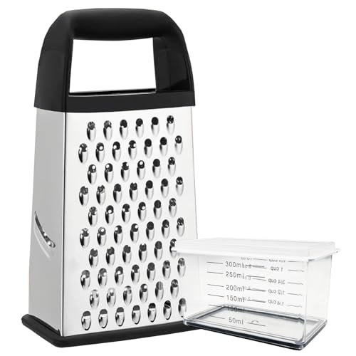 XL 4-Sided Cheese Grater with Container