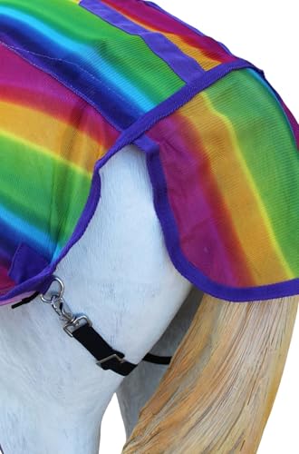 Image of Challenger Horse Mesh Summer Fly Sheet Spring Airflow Neck 73149