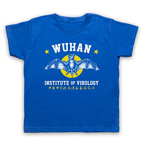 T-shirt Wuhan Institute of Virology pour enfant My Icon Art & Clothing en coton doux