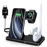 WAS SIE BEKOMMEN: 1x Kabelloses Ladegerät,1x Typ-C-Kabel,1x Benutzerhandbuch,1x 18W Fast Adapter; Bei Problemen können Sie uns gerne kontaktieren.