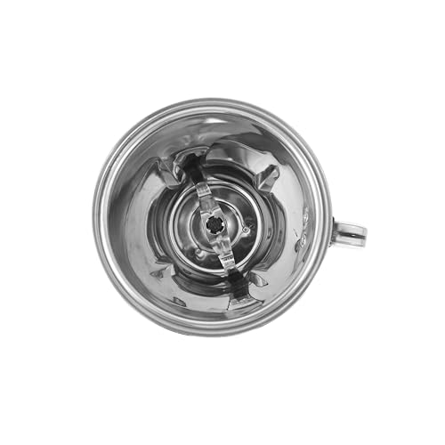 Image of Sujata Dome Steel Jar, 1500 ml, (White)