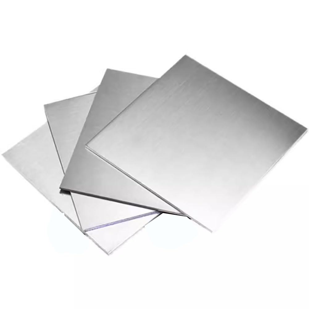 Plaque En Tôle D'Acier Inoxydable Pour L'Artisanat, 180 X 180 X 2 Mm, 3 Pièces/150Mm*150Mm*0.5Mm