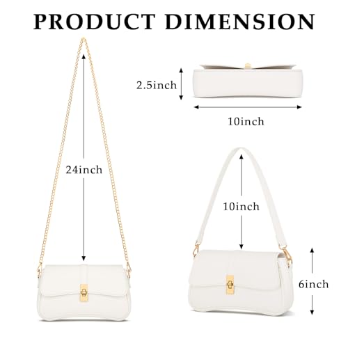 Image of KKXIU Shoulder Bag for Women Small Clutch Purses Cute Hobo Handbag Trendy Underarm Bag