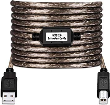SellZone Active 15m USB 2.0 Cable for Printer(Blue) (B09MLTLKNQ) Amazon Price History, Amazon Price Tracker