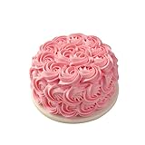 CNEZOMP Artificial Display Cake Realistic Food Replica Strawberry Decorated Birthday Cakes Party Props and Bakery Decor (A, 6 inches)