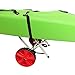 LANGWEI Canoe Kayak Trolley, Removable Wheels Cart, Portable Lightweight Foldable Boat Kayak Carrier Canoe Dolly Tote Trolley Transport Trailer