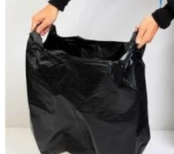 Image of Biodegradable Garbage Bags,Home Kitchen- Size 20 X 26 Inches 30 Pieces Bags Dustbin Bag /Trash Bag /With Handles- 1 Packet