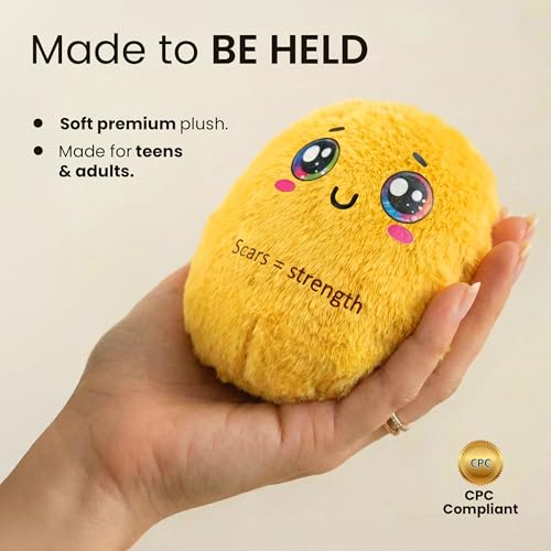 Image of Healing Couch Nuggets - Emotional Support Nuggets Plush Set for Adults & Teens, Emotional Support Plush & Plushies with Story Card & Gift Box, Meaningful Desk Decor & Encouragement Gift