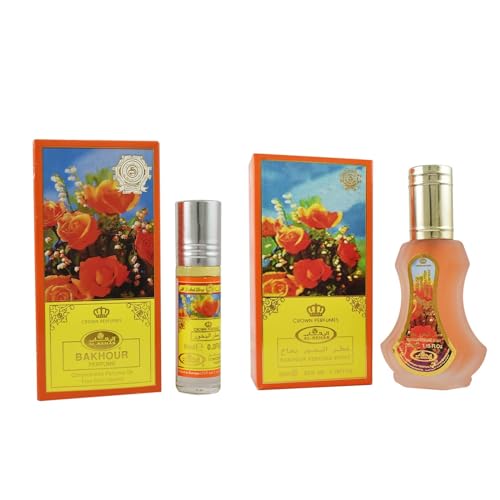 Al Rehab Bakhour 2-Piece Set for Unisex, (1.18 Oz Eau De Parfum Spray + 0.20 Oz Concentrated Perfume Rollerball) - Image 2