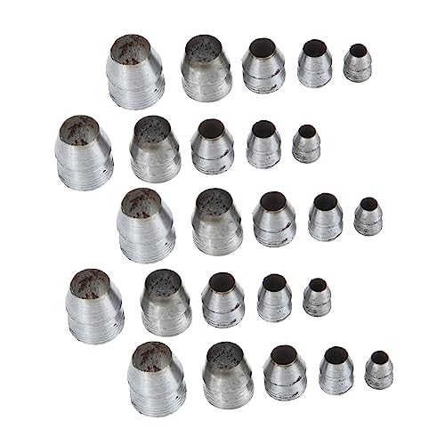 NULYLU 25pcs Circle Hammer Wedges for Axe Handle Sturdy Metal Round Wedges Easy Install