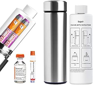 Bogush 60H Insulin Pens Cooler Travel Case Medication Cooler for Travel TSA Approved Medicine Cooler Medical Diabetic Travel Cooler Bag Epipen Carry Case (Silver)