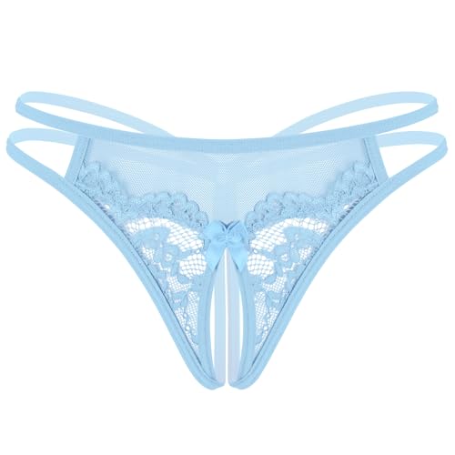 Image of Avidlove Women Lace Panties Floral Lace Briefs Mesh Hollow Out G-String Thongs T-back Underwear 1-4 Pack