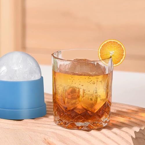 Moldes de hielo redondos de silicona 4 piezas miniatura 3