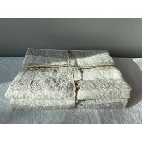 Toalla de lino lavado JOWOLLINA 68x144cm Cover