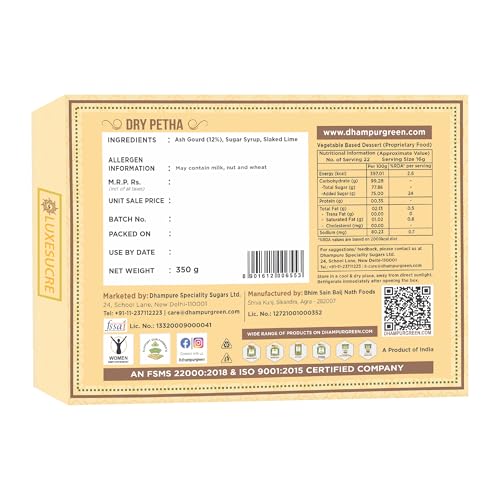 Dhampurgreen Sohan Halwa, 400g | Indian Sweets | Mithai | Gift