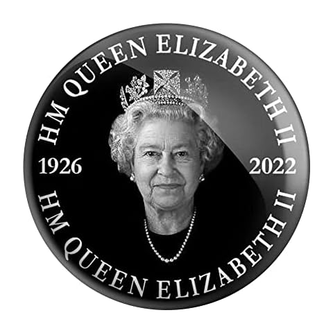PULUN Queen Elizabeth II Memorial Fridge Magnet, Platinum Jubilee Souvenirs Ornament, Novelty Keepsake Commemorative Gift, One-size Cover