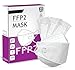 Cleanstro FFP2 Mask Pack of 25 - UK Certified White Face Mask Individually Wrapped - Universal Fit Nose Comfort N95/KN95 Face Masks. Breathable 5-Layer Fiber Protection Filter>94% Dust Masks