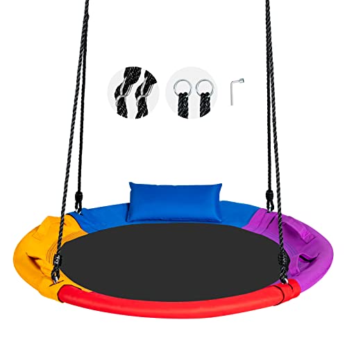 GYMAX Kids Nest Swing 100cm
