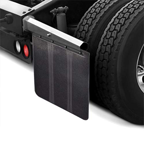 Image of 2pcs /Set Universal Heavy Duty Rubber Mud Flaps Car Pickup SUV Vans minivans Light Trucks RVs SUVs Semi-Truck Motor Home 4x4 4WD Off-Road Splash Guards Mudflaps Mudguards Dirty Traps 15 inchx12 inch