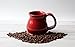 SHS Collection USA Handmade 12oz Coffee Mug Potbelly (Red)