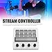 GOWENIC Stream Controller, All in One Keypad for Streaming with 10 Customizable LCD Keys, Studio Control Deck Keypad for PC Streaming