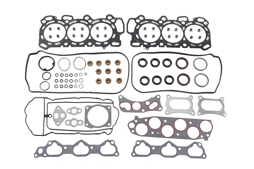 Image of AUCERAMIC HS26587PT Engine Cylinder Head Gasket Set Fit for 2010-2013 Acura MDX ZDX 2009-2012 RL 2009-2014 TL 3.7L 3664CC V6 Gas SOHC J37A1 J37A2