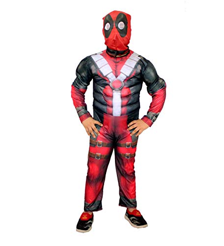 Image of Kaku Fancy Dresses Superhero Costume for Kids - Fancy Dress Outfit for Birthday, Halloween, Role Play