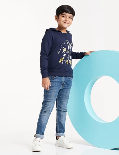 Image of Amazon Brand - Jam & Honey Boys Lightweight Sweatshirt