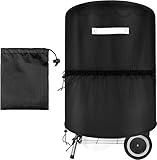 Charcoal Kettle Grill Cover 29 inch BBQ Cover for Weber Charcoal Grill, Heavy Duty Waterproof BBQ Ga
