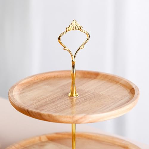 Support à gâteaux en bois pour organiser vos buffets de mariage encombrés