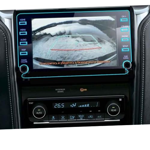 Film de protection en verre trempé pour Toyota Fortuner 2020 2021 navigation GPS 8 pouces