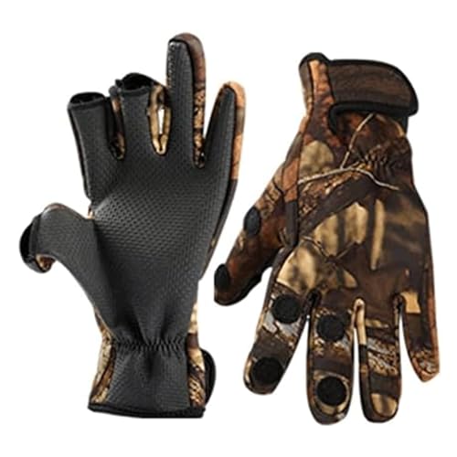 GRCQLWT Cycling Gloves All Finger Winter Gloves Anti-Skid Mittens Gloves Windproof Lined Thick Ski Gloves for Men Thermal Glove