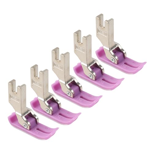Pies prensatelas estándar MT-18 extra delgado plástico no adhesivo para máquina industrial 5 pcs
