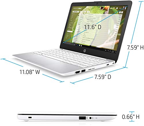 Hp 2022 Stream 11.6 Inch Hd Laptop, Intel Celeron N4000, 4Gb Ram, 64Gb Emmc, Webcam, Windows 10 S With Office 365 Personal For 1 Year (Google Classroom Or Zoom Compatible) /Legendary Accesorries #TOP1
