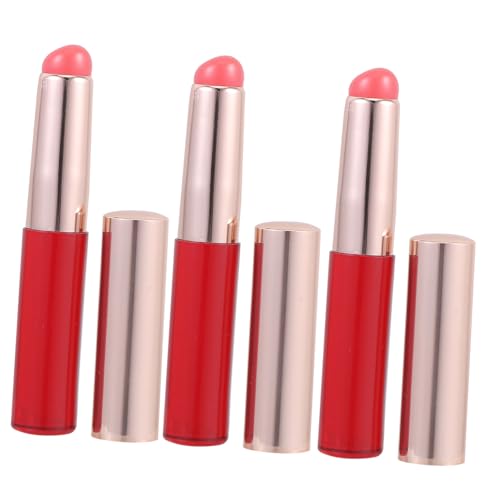 Mikinona Versatile Lip Brush 3pcs Silicone Lipstick Applicator Set Makeup Brush for Women Easy to Use Carry