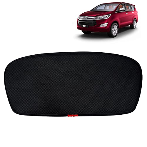 KINGSWAY Accessories Car Sun Shade Rear Windshield Non Magnetic Fix Type Curtain Only Compatible with Toyota Innova Crysta Year 2015 to 2021 All Model, Premium Car Dicky Sunshade, Pack of 1 Pcs