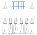 Produktbild Boic Leere Sprühflasche 50ml, Auffüllbare Klein Durchsichtig Sprühflasche, Parfumzerstäuber, Tragbares Reiseflaschen Set mit 2 Trichter und 24 Etiketten, Atomiser(6 * 50ml)