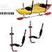 QQMQQ Kayak Storage Rack, Wall Mount Canoe Surfboard, 100lb Capacity Holder W/Hook Hanger, Indoor/Outdoor Kayak Stands