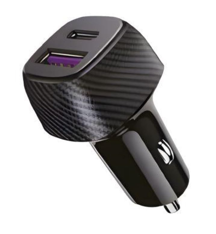 Carregador Turbo Veicular 38W, Carga Rápida, Modelo Automotivo Un...