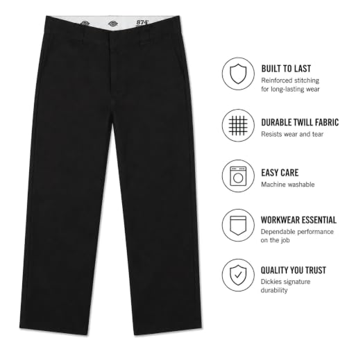 Women's Flex Original Fit Work Pants, Black, 10 RG - image 6