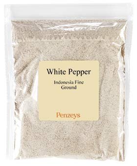 White Pepper Fine Grind By Penzeys Spices 7.2 oz 1.5 cup bag (Pack of 1)