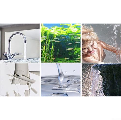 Axorafow Detector inalámbrico de fugas de agua con transmisión RF de 433 MHz de alcance de 100 metros, sensor de alarma para prevención de inundaciones en el hogar, carcasa ABS requiere batería de 12