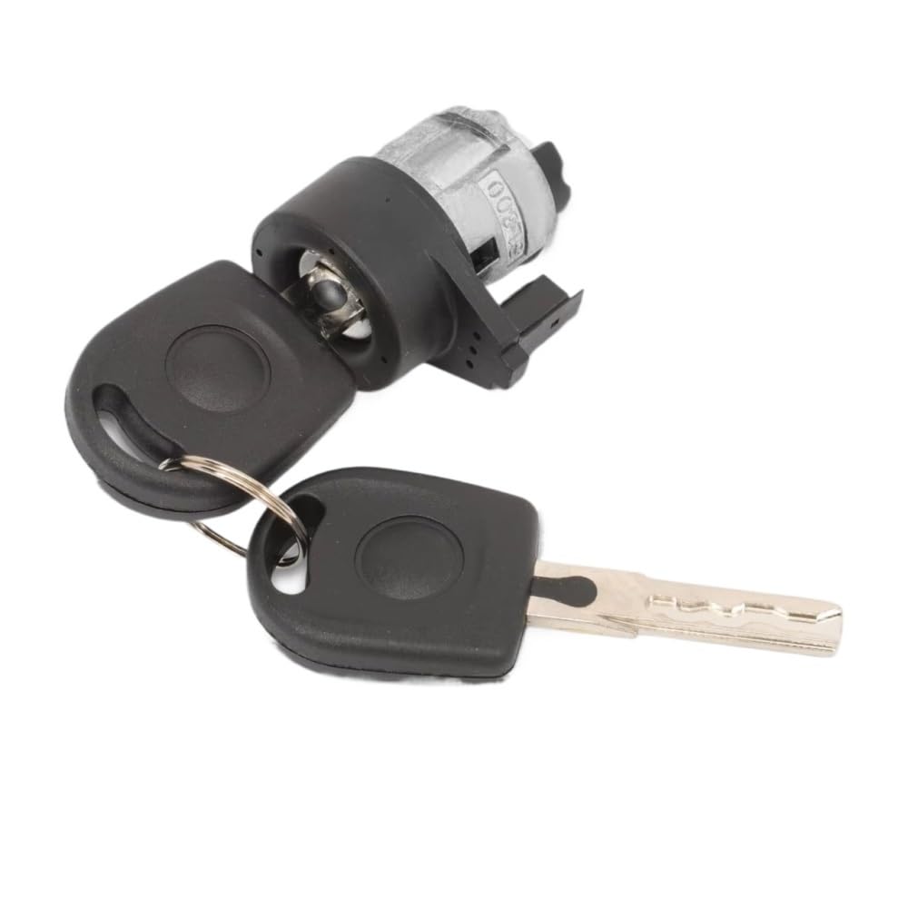 Ningqonggongshi One Color Lock Cylinder Assy Compatible With Vw For Bora For Golf For Passat 3B0905855c Ignition Lock Cylinder Lock Starter Barrel With 2 Keys