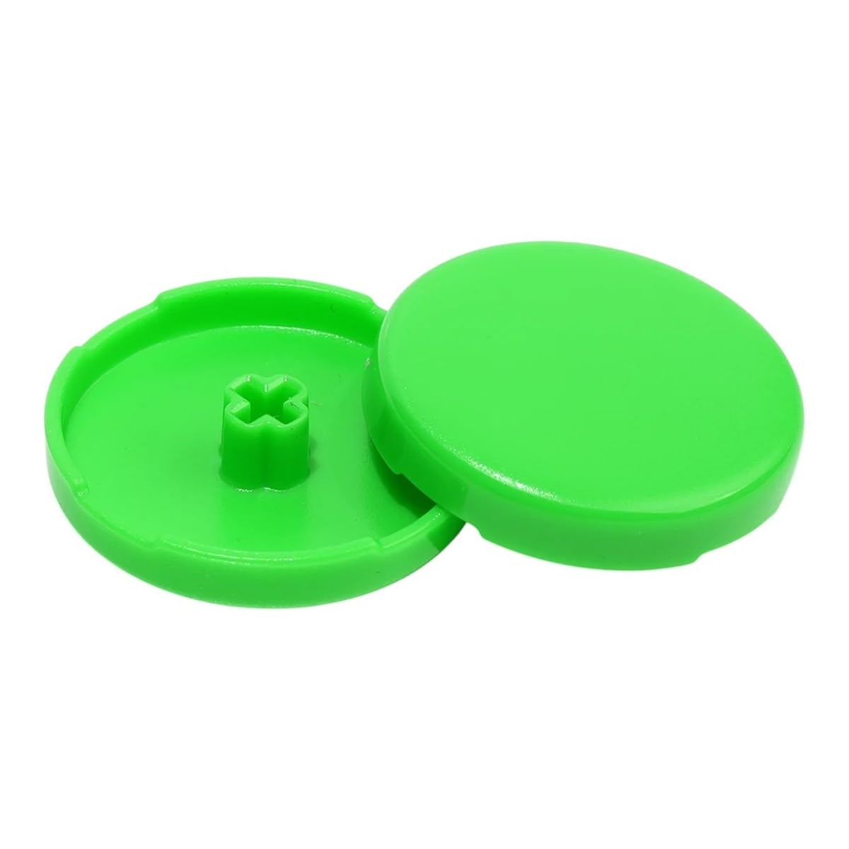 Haute42 Hitbox Cross Keycaps for Leverless Arcade Controller Mini Hitbox Button Caps ColoRIFul DIY 20.6mm Low Profile Keycaps 8PC