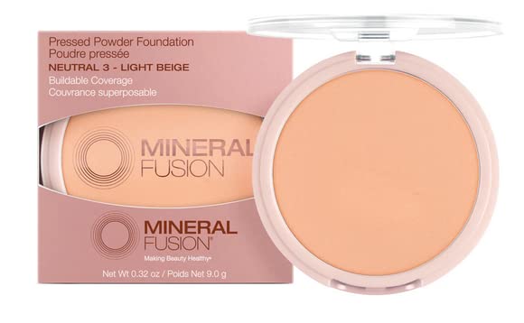 Mineral Fusion Pressed Base Makeup - Deep, 0.32 Oz (Pack of 4)