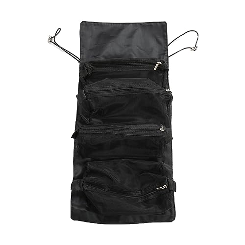 CHEOTIME Neceser de Viaje, Neceser Colgante 4 en 1 para Mujeres y Hombres, Neceser de Maquillaje con 4 Compartimentos Neceser de Cosméticos Organizador de Almacenamiento de